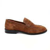 MINORONZONI MOCASSINO 2S505 C66 CAMOSCIO CUOIO